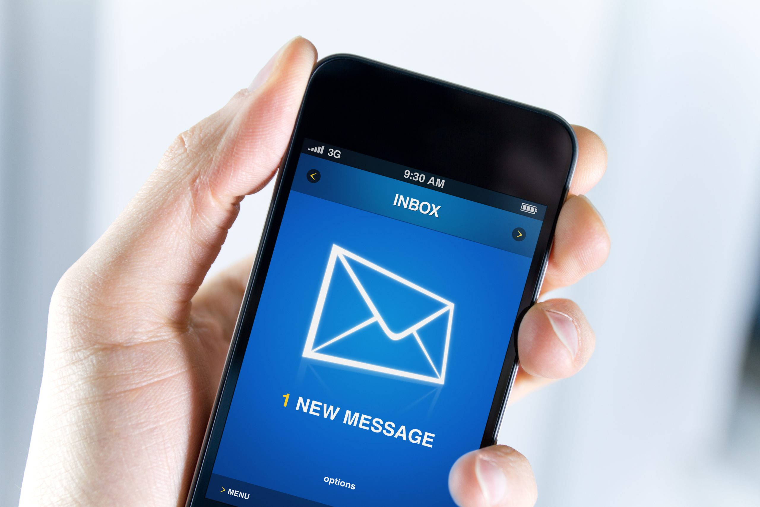 Setting up email accounts