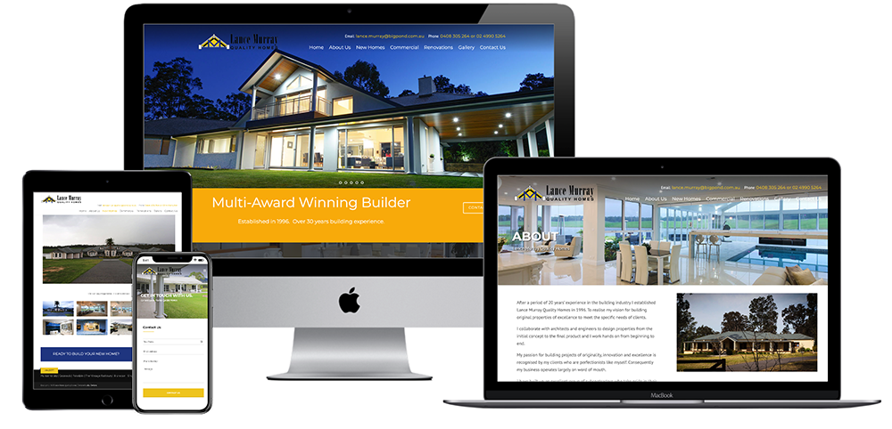 Lance Murray responsive website